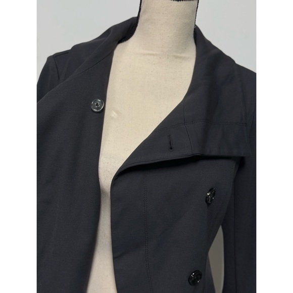 White House Black Market Lightweight Jacket Gray Size 6 - Picture 10 of 11